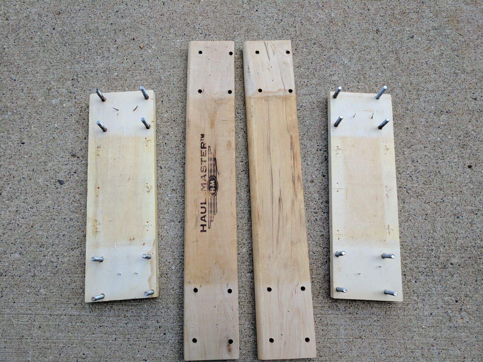 Wood disassembled and ready to be rebuilt